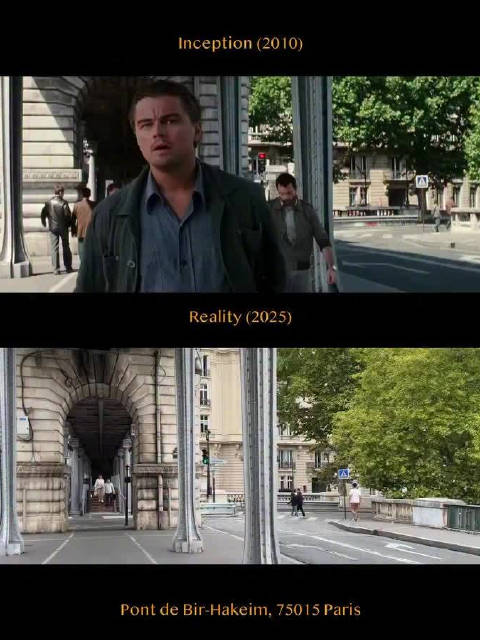 摄影师ikorobchei重现《盗梦空间》巴黎经典场景