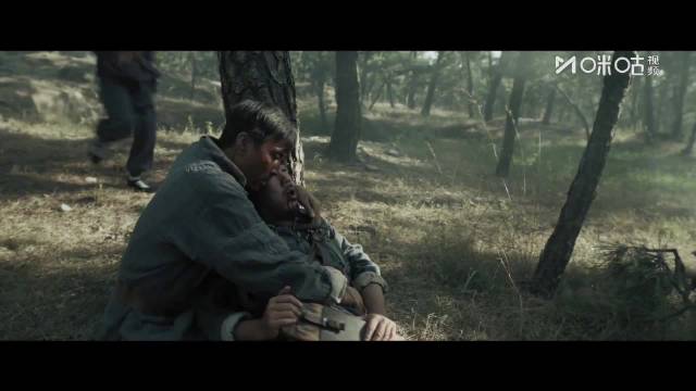 王彧一行追敌至山林，王锁柱中枪牺牲