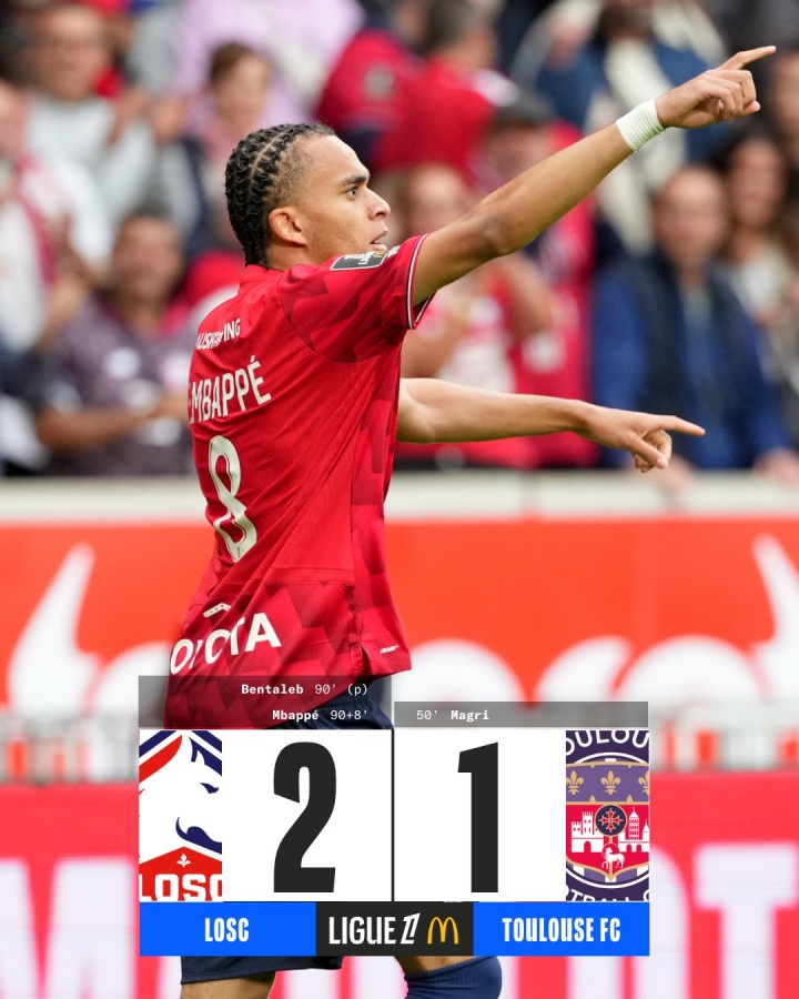 兄弟齐发威！伊桑-姆巴佩补时绝杀收获处子球，里尔获榜首体验卡