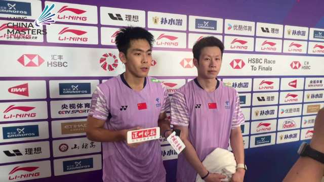 任翔宇谢浩南逆转丹麦组合晋级八强