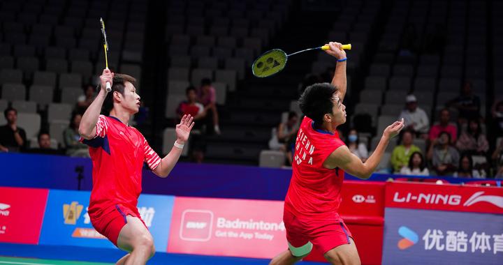 国羽男双新搭档力克4号种子 任翔宇/谢浩楠进8强