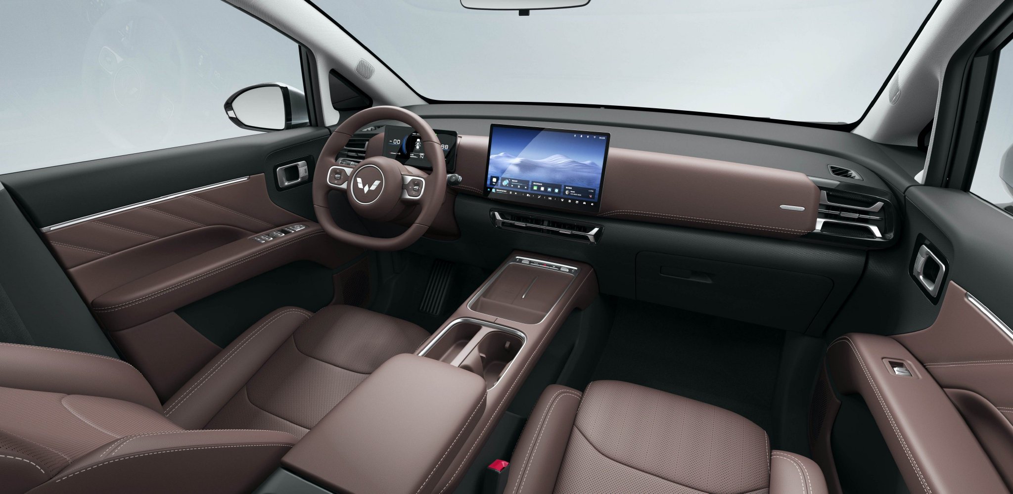 五菱星光730内饰官图发布 采用7座大空间布局