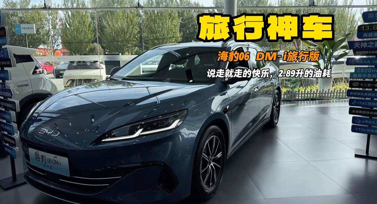 视频：年轻人10万买旅行车 比亚迪海豹06 DM-i百公里2.89升油耗