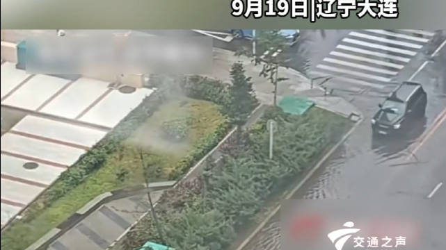 宝马熄火趴窝在积水路段，路过的坦克和Jeep围着宝马绕圈玩水