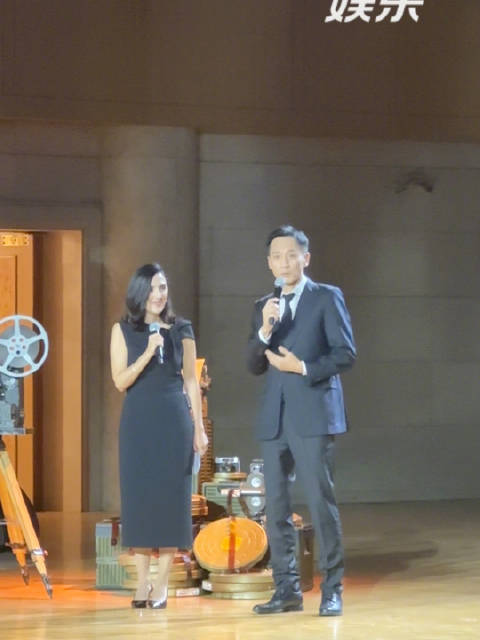 刘烨安娜推介中法首部合拍片《风筝》