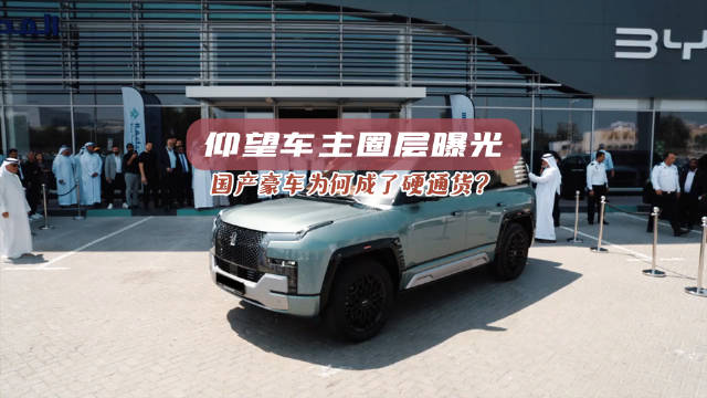 仰望U8L鼎世版上市引全球大佬关注，国产豪车成硬通货