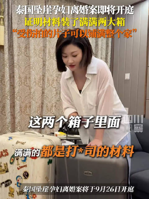 王暖暖打官司证明材料装满两大箱