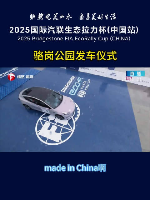 2025国际汽联生态拉力杯（中国站）骆岗公园发车仪式