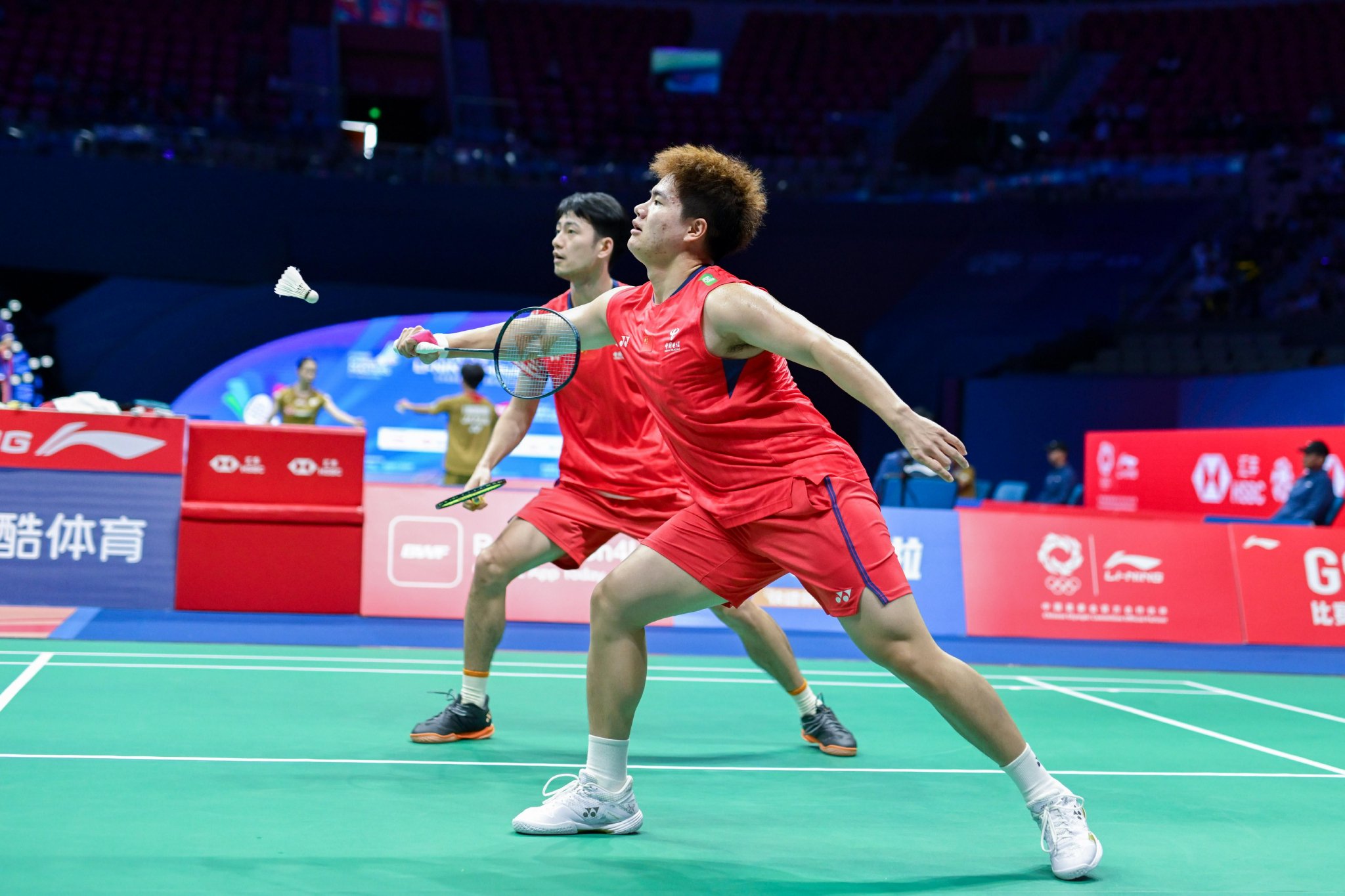 国羽男双两新组合取胜 “梁王”首轮爆冷出局