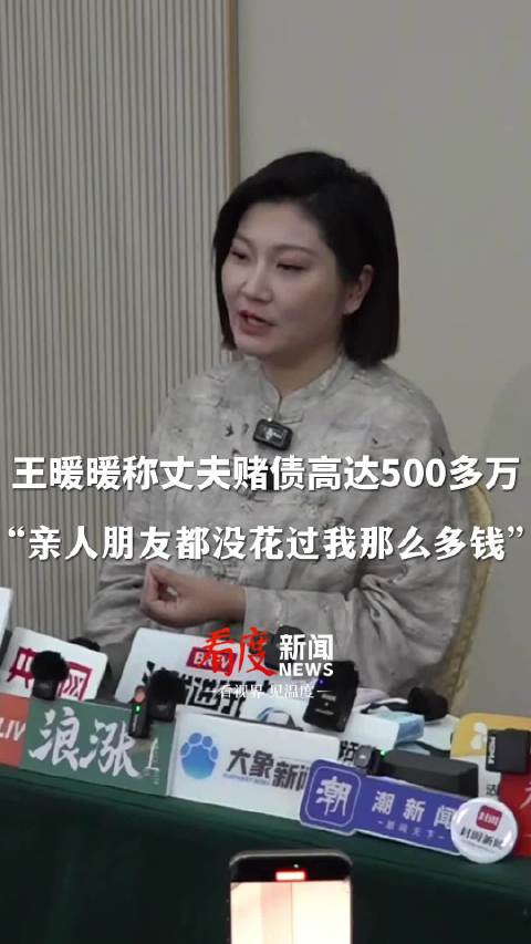 王暖暖称丈夫赌债高达500多万