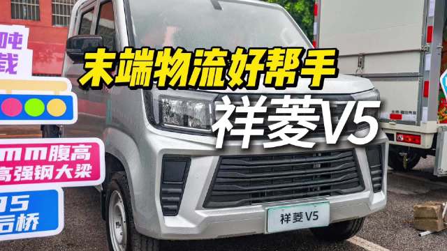 视频：宽体重载小货车——祥菱V5，末端物流好帮手，多拉多省多赚钱