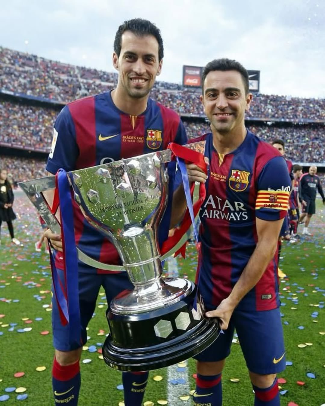 哈维致敬布斯克茨：你是最佳防守中场，留下不可磨灭印记