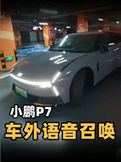 小鹏P7我最喜欢的功能之一， 语音召唤真的是太方便了，又好玩又科幻