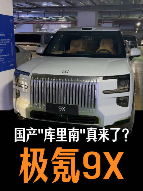 国产小库里南，极氪9X感觉真的可以挑战下M9的销冠位置诶！