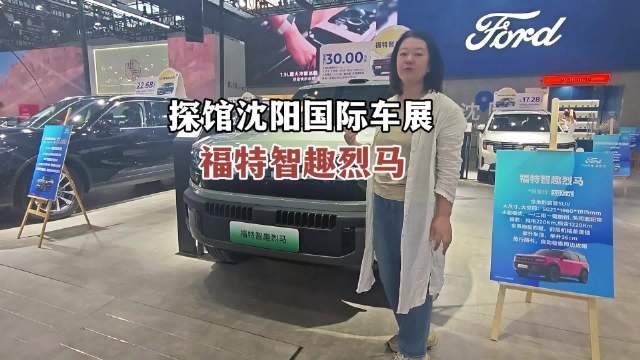 探馆沈阳国际车展，福特智趣烈马，一款有型有趣的新能源方盒子