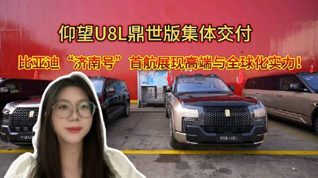 比亚迪仰望U32全球首位车主集齐全系，22台U8L鼎世版交付