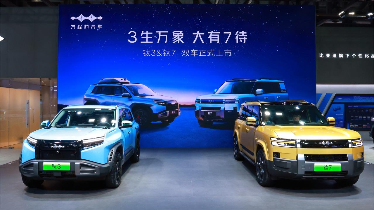 杭州湾大湾区车展传来好消息：方程豹钛7&钛3双车上市