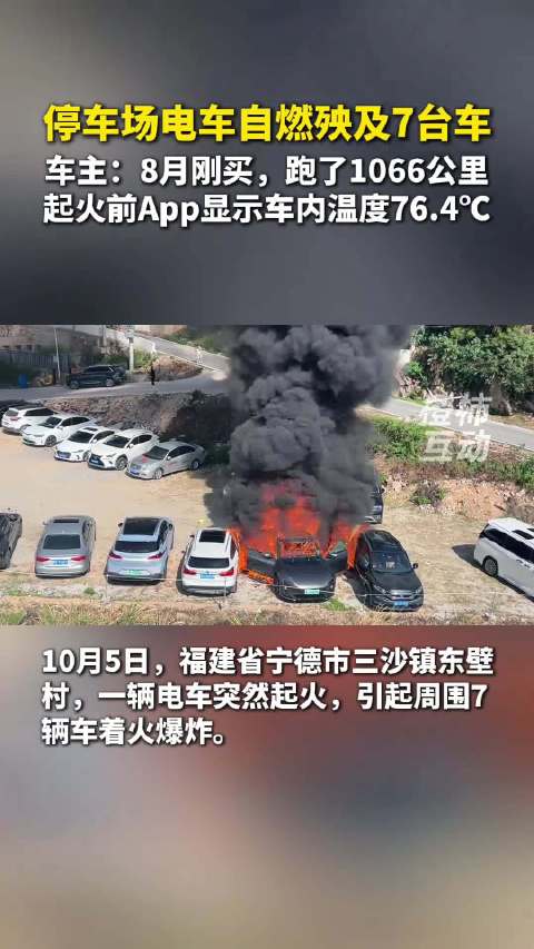 阿维塔回应一车在停车场发生火灾：火灾事件正在查验中