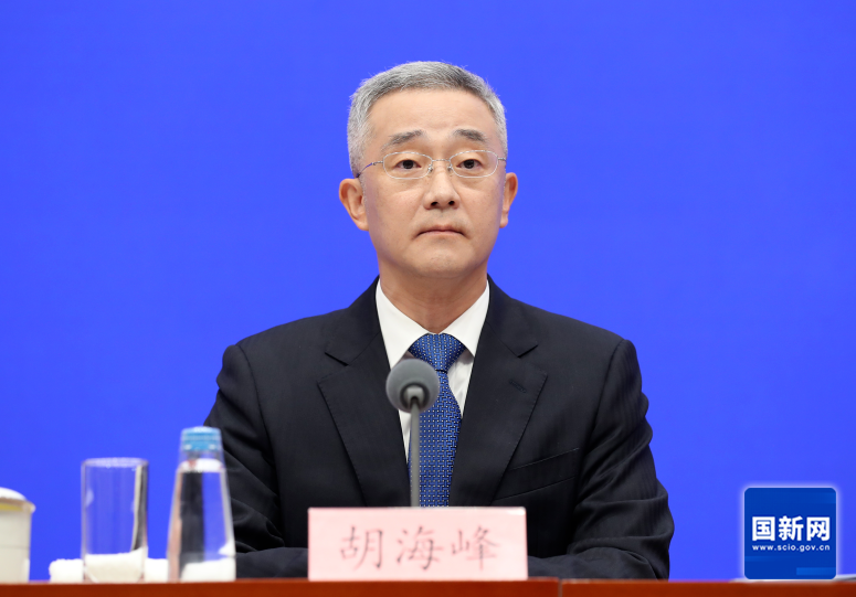 胡海峰。图源:国新网