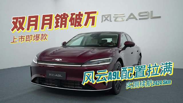 风云A9L上市两月交付破万