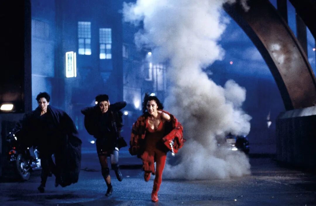 1993年1月1日，电影《东方三侠》，杨紫琼、张曼玉、梅艳芳出演。图源：CFP