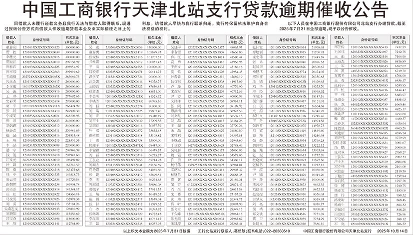 天津日报数字报刊平台-公告|天津市_新浪财经_新浪网