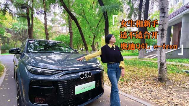 女生和新手适不适合开奥迪Q6L e-tron