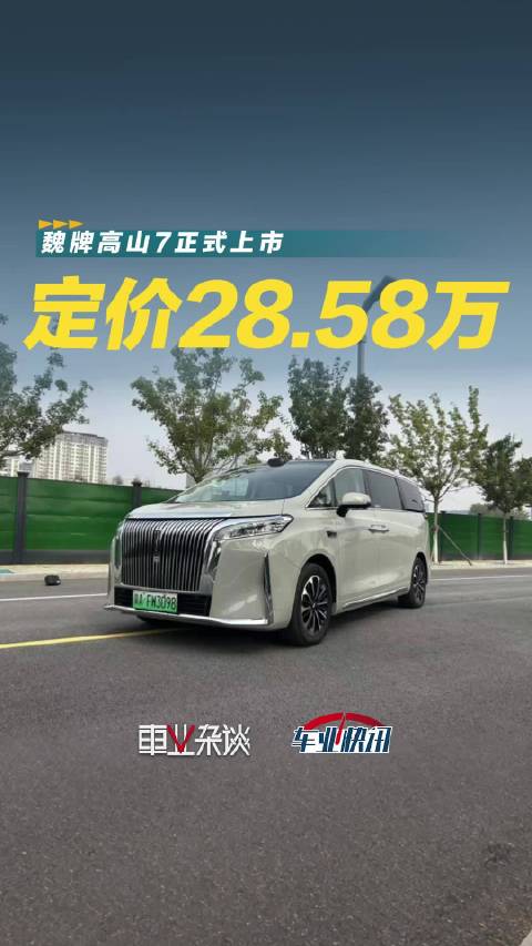 30万内最强MPV，魏牌高山7有哪些亮点？