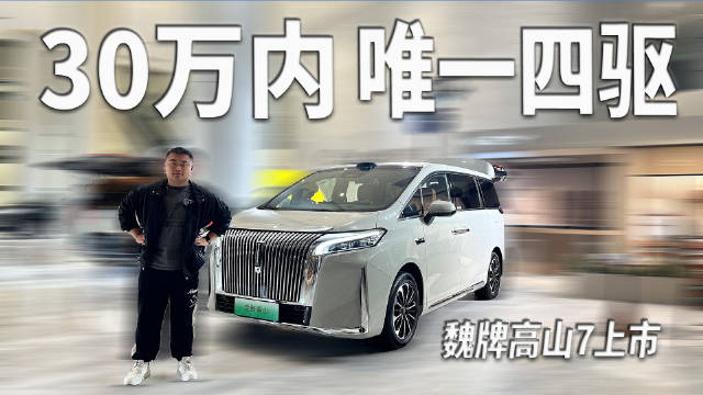 魏牌高山7在保定上市，旗舰MPV售价亲民