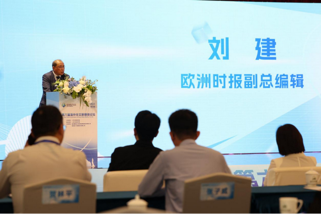 《欧洲时报》副总编辑刘建（谢明/摄）