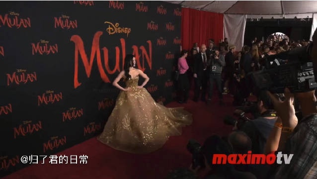 刘亦菲《花木兰》首映礼视频小合集