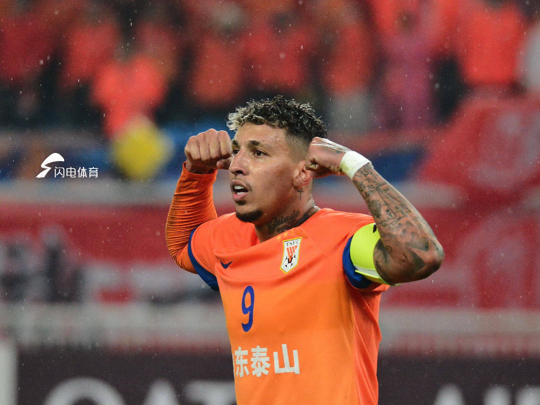 黄政宇破门，克雷桑点射，山东泰山客场2-2战平浙江队