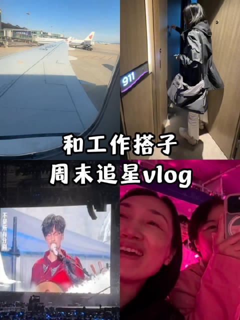 和工作搭子周末48h追星vlog，也算是亲身感受了