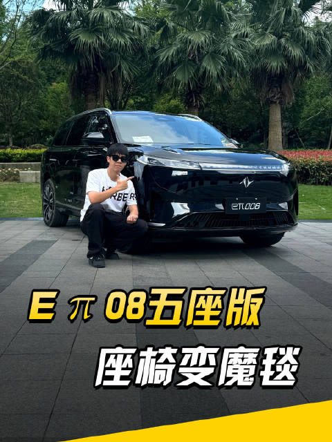 上车就躺，东风奕派eπ008五座版腿托变大床