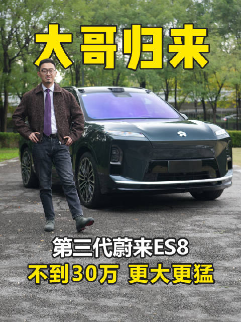 租电不到30万 近5米3车长 旗舰大六座 蔚来ES8行不行？