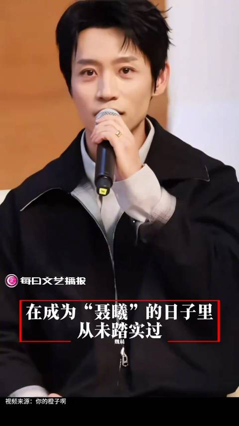 魏晨说成为聂曦心从未踏实落地