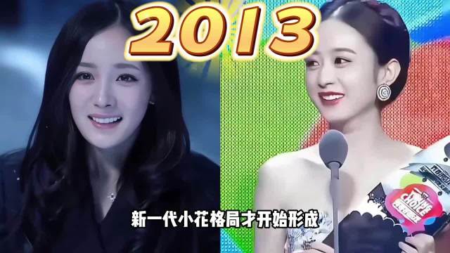 内娱八五花长红女星，杨幂依旧稳居顶流位置！