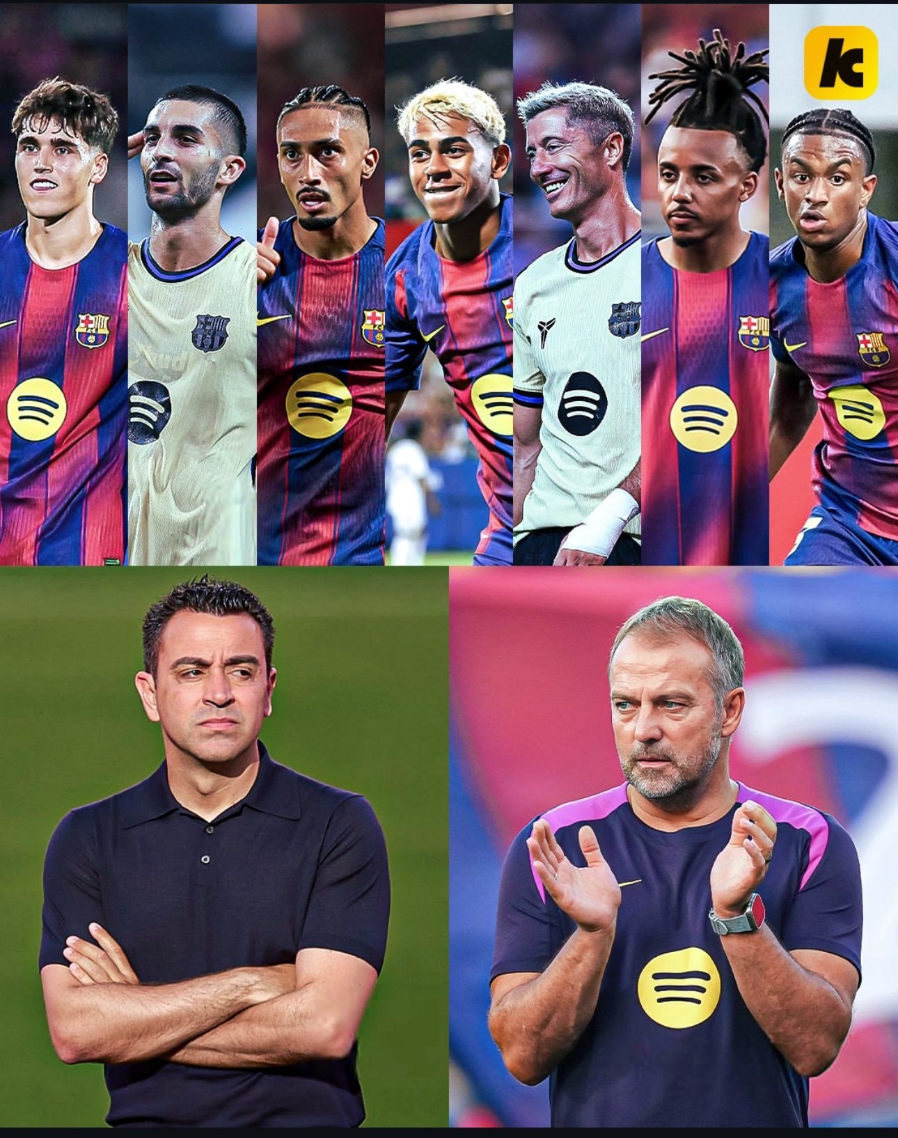 斯洛特4连败弗里克遇考验，哈维首赛季夺冠后陷困境，国家德比今晚打响