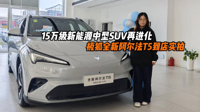 全新极狐阿尔法T5亮相，外观内饰空间车机全面解析