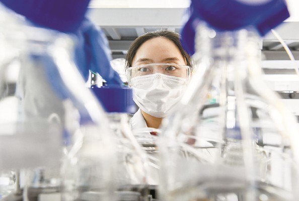 位于张江的医药企业 本报记者 陶磊 摄