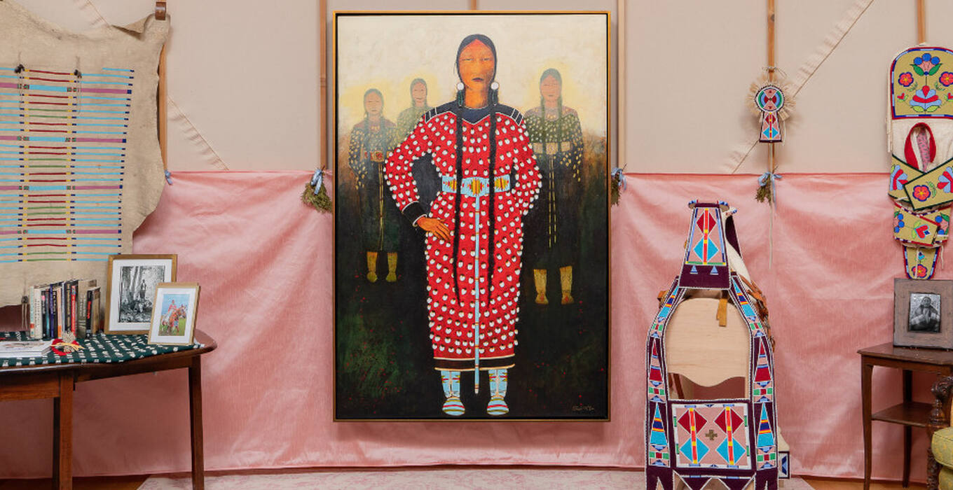 克罗族女人和战士