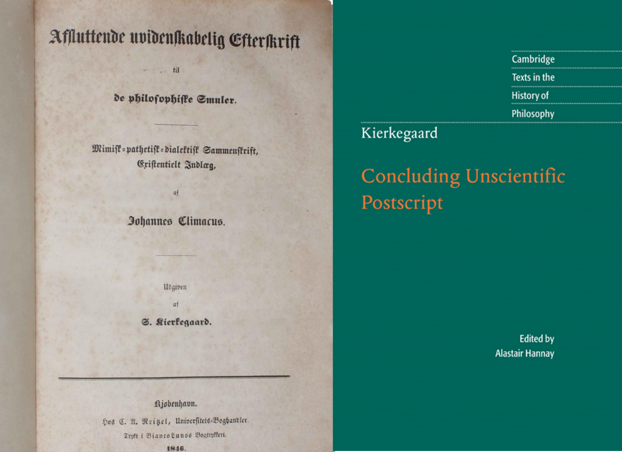 克尔凯郭尔《哲学片段的非科学结语》