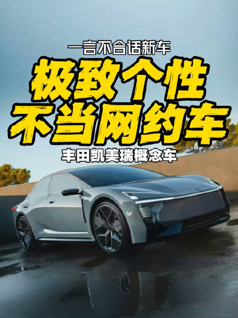 极致个性不当网约车 丰田卡罗拉概念车