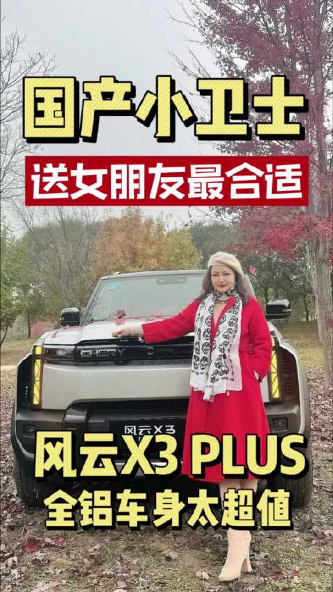 视频：国产小卫士 送女朋友最合适 风云X3 PLUS 全铝车身太超值