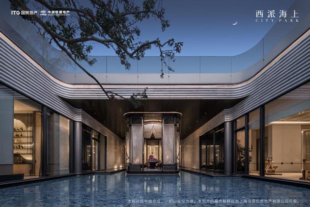 西派海上实景图