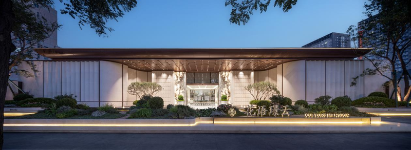 花语璟云实景大门已经开放。