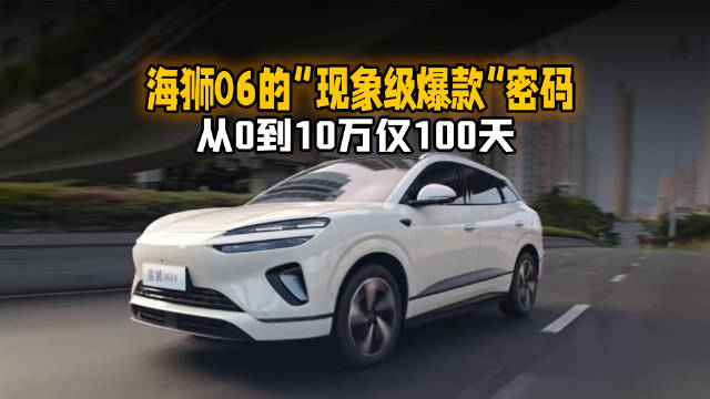 从0到10万仅100天！海狮06的“现象级爆款”密码