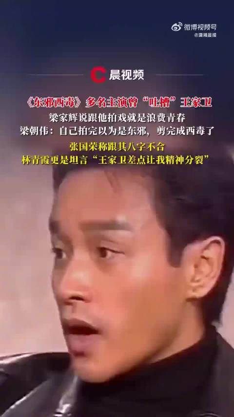 东邪西毒多名主演曾吐槽王家卫