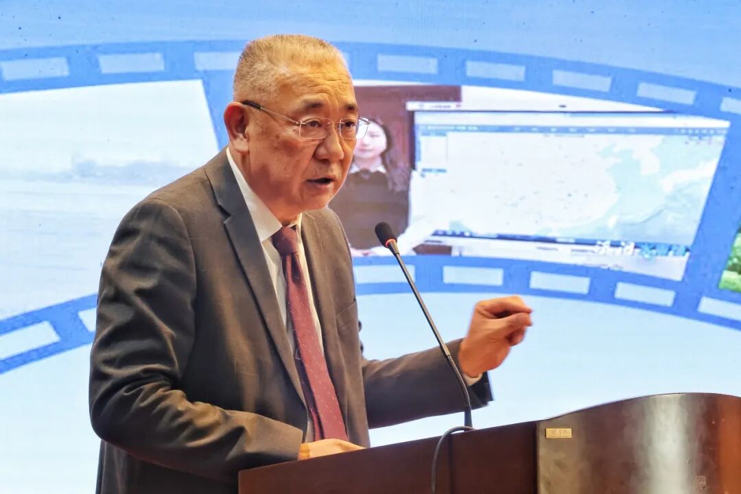 中国水利报社社长李国隆作主题演讲。曹博远/摄