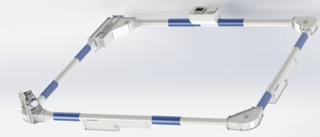 大运量循环式管链机，可灵活穿梭于各类仓型